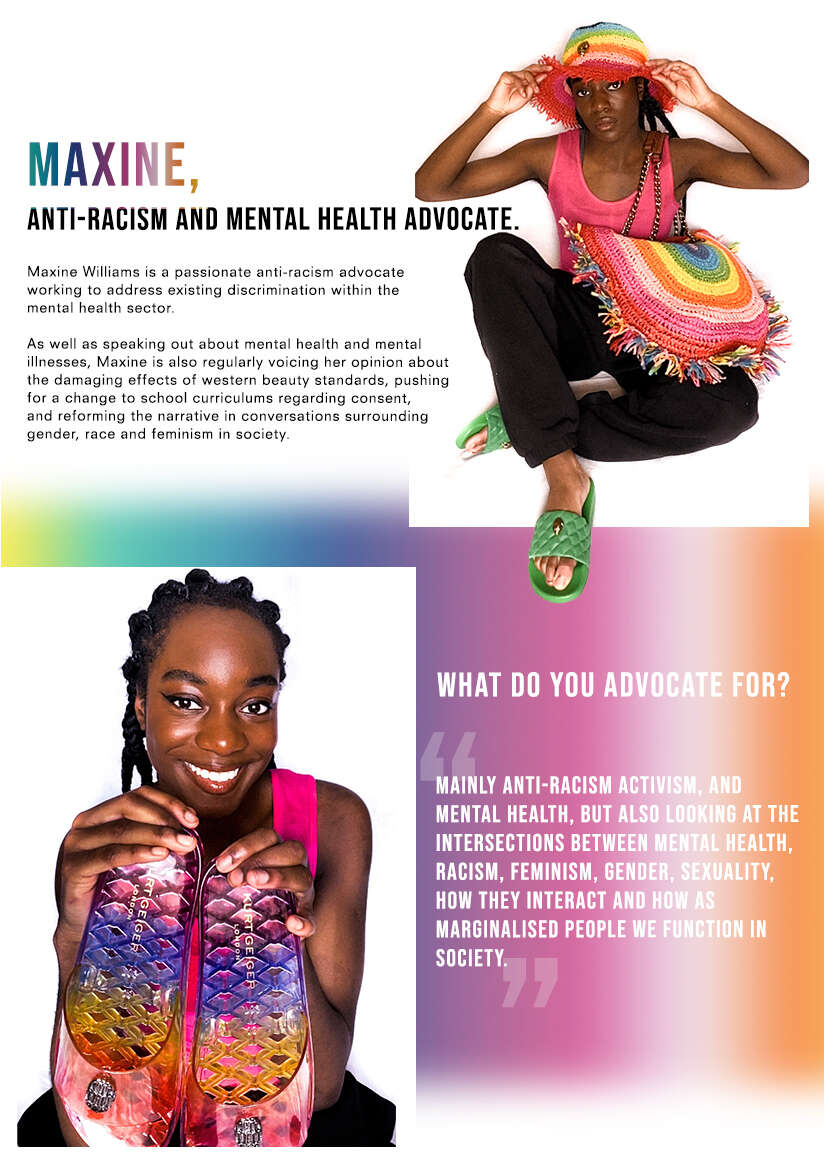 Maxine, anti-racism and mental health advocate